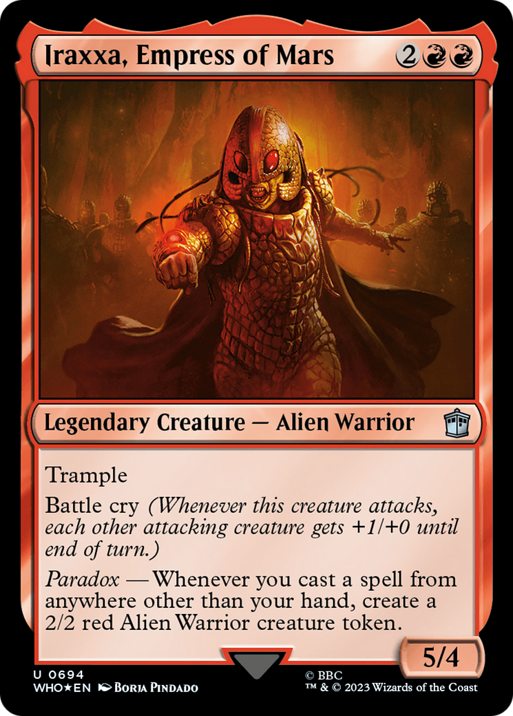 Iraxxa, Empress of Mars (Surge Foil) [Doctor Who] - Magic: The Gathering - Card Brawlers | Quebec | Canada |