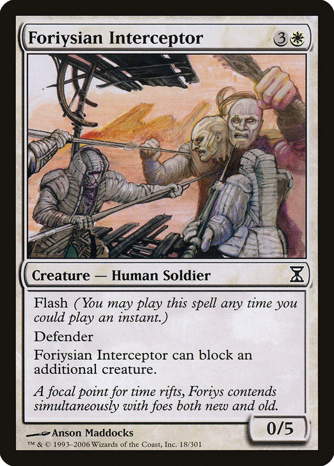 Foriysian Interceptor [Time Spiral] - Magic: The Gathering - Card Brawlers | Quebec | Canada |