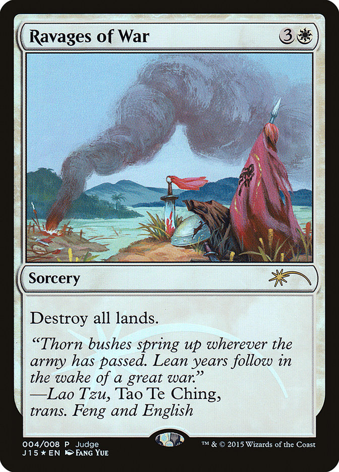 Ravages of War [Judge Gift Cards 2015] - Magic: The Gathering - Card Brawlers | Quebec | Canada |