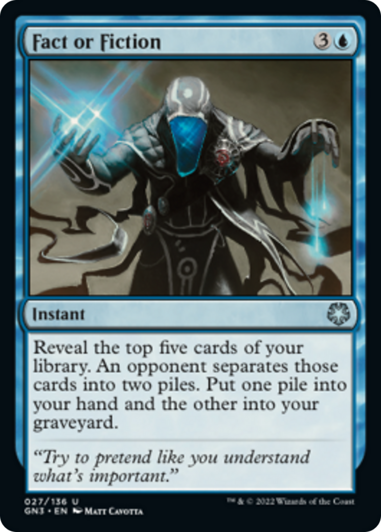 Fact or Fiction [Game Night: Free-for-All] - Magic: The Gathering - Card Brawlers | Quebec | Canada |
