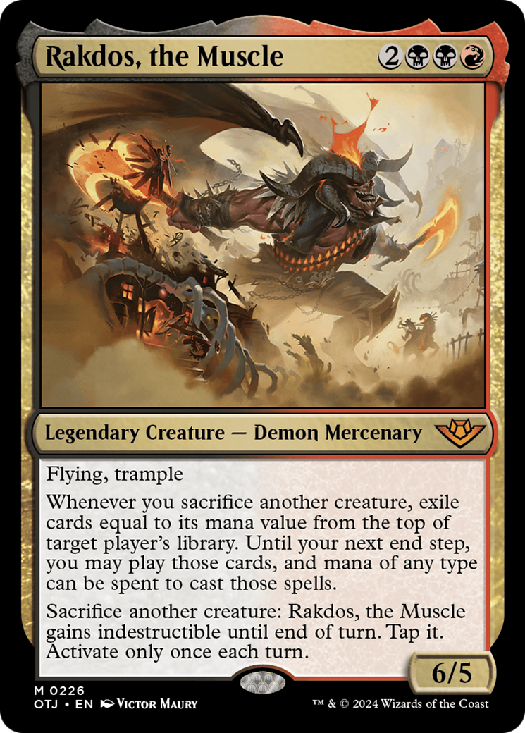 Rakdos, the Muscle [Outlaws of Thunder Junction] - Magic: The Gathering - Card Brawlers | Quebec | Canada |