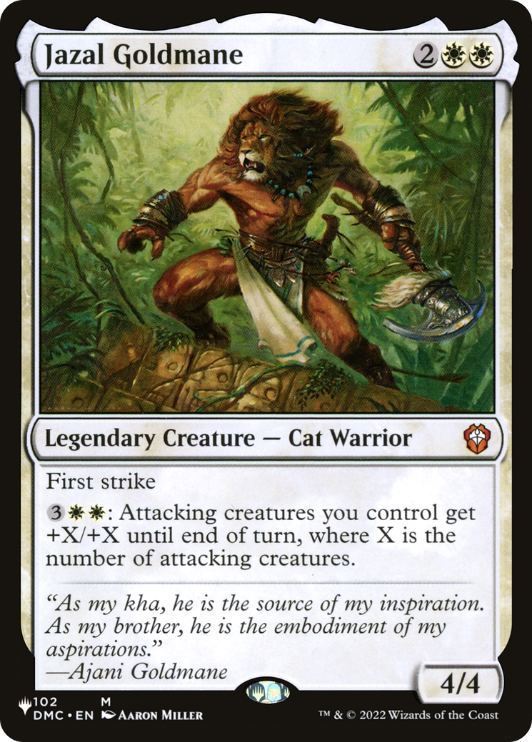 Jazal Goldmane [The List] - Magic: The Gathering - Card Brawlers | Quebec | Canada |