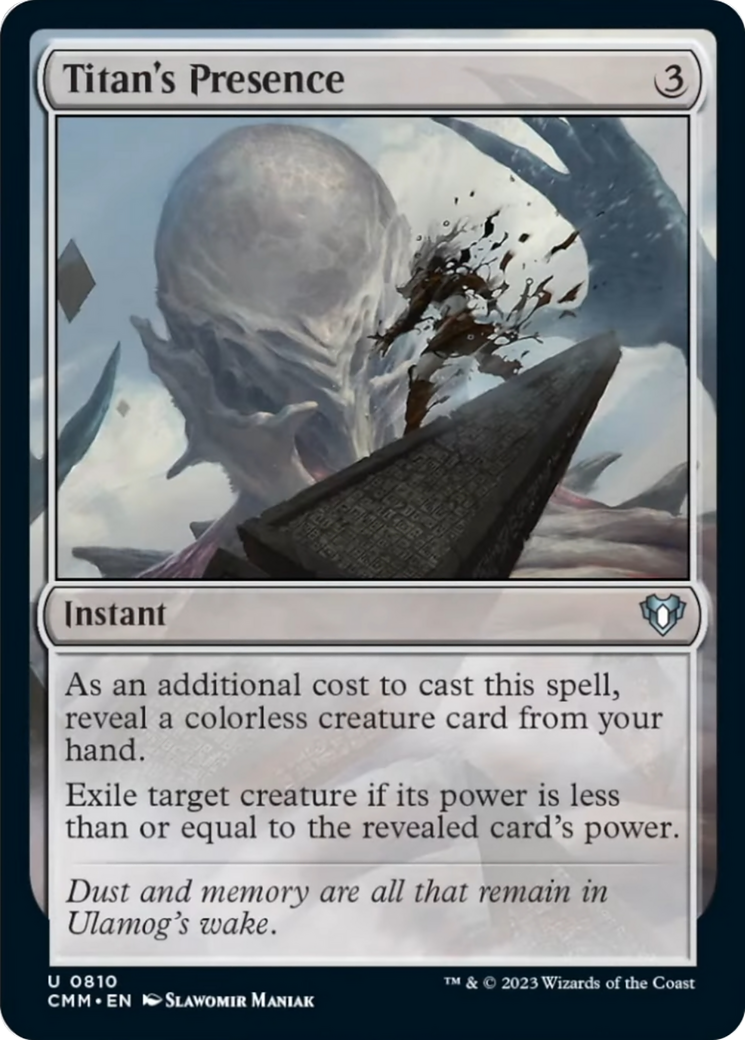 Titan's Presence [Commander Masters] - Magic: The Gathering - Card Brawlers | Quebec | Canada |