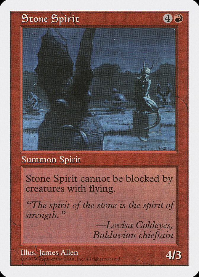 Stone Spirit [Fifth Edition] - Magic: The Gathering - Card Brawlers | Quebec | Canada |