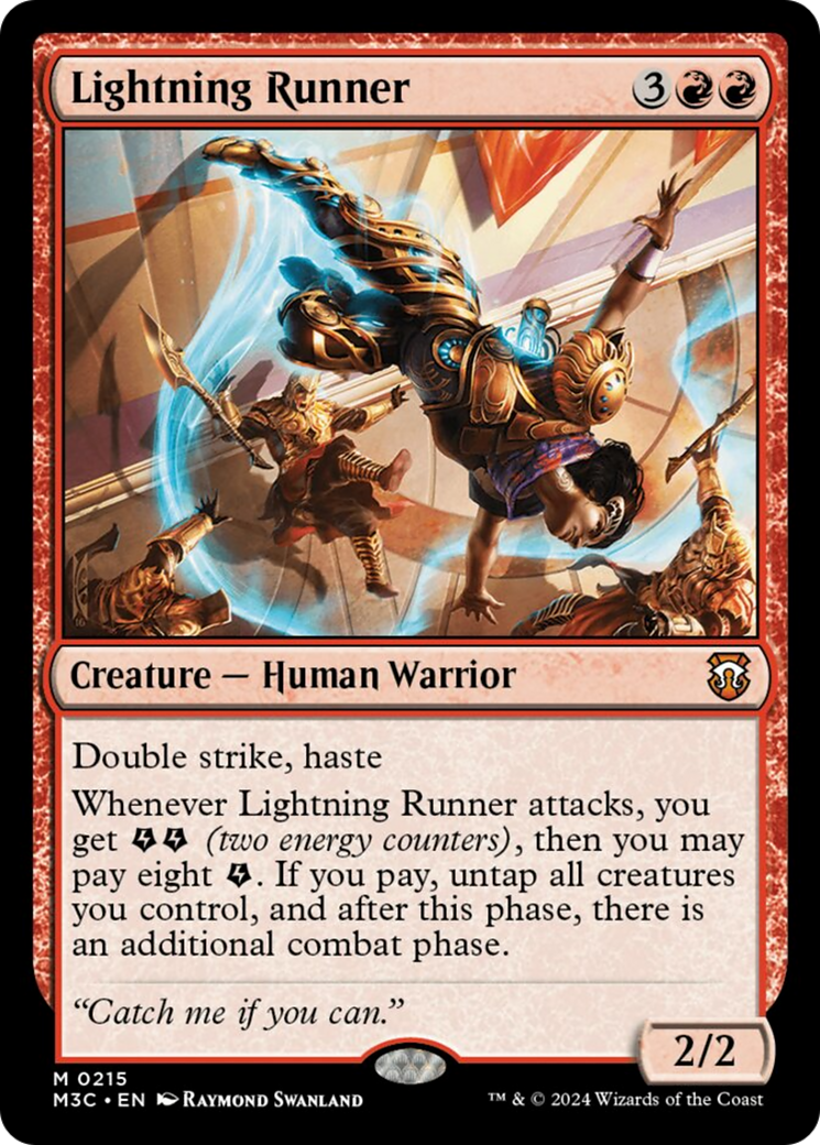 Lightning Runner (Ripple Foil) [Modern Horizons 3 Commander] - Magic: The Gathering - Card Brawlers | Quebec | Canada |
