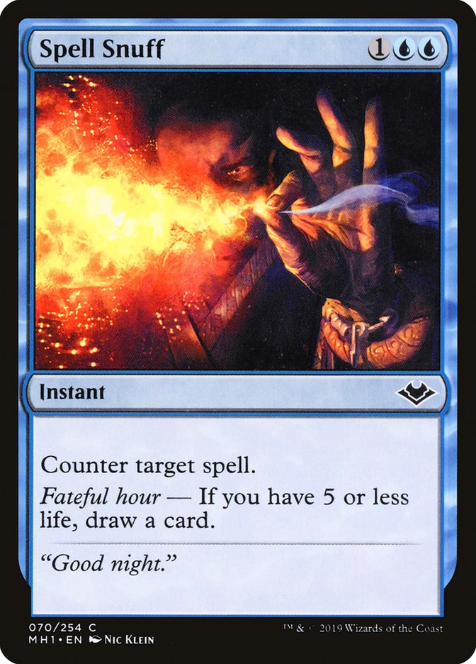 Spell Snuff [Modern Horizons] - Magic: The Gathering - Card Brawlers | Quebec | Canada |