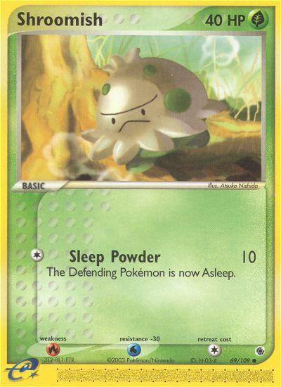 Shroomish (69/109) [EX: Ruby & Sapphire] - Pokémon - Card Brawlers | Quebec | Canada |