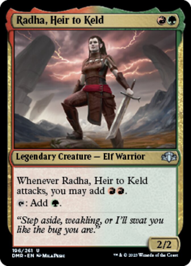 Radha, Heir to Keld [Dominaria Remastered] - Magic: The Gathering - Card Brawlers | Quebec | Canada |