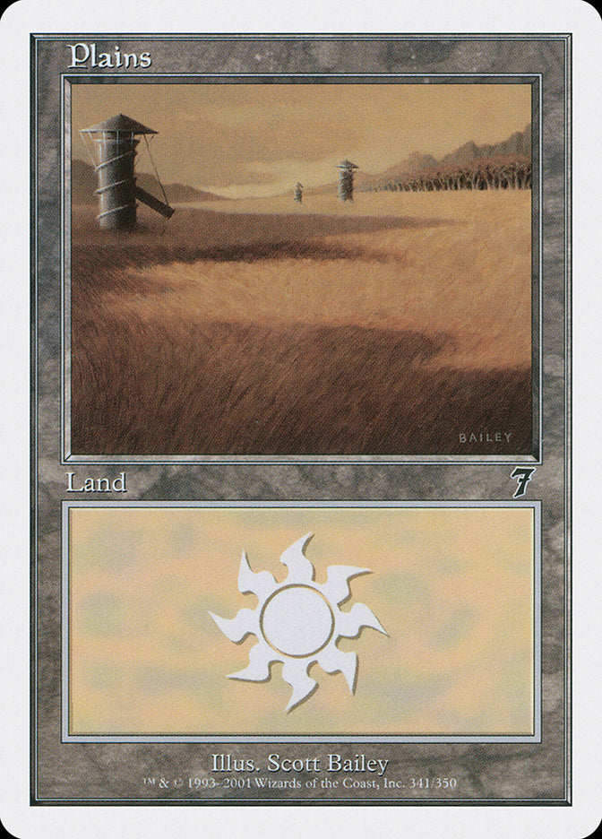 Plains (341) [Seventh Edition] - Magic: The Gathering - Card Brawlers | Quebec | Canada |