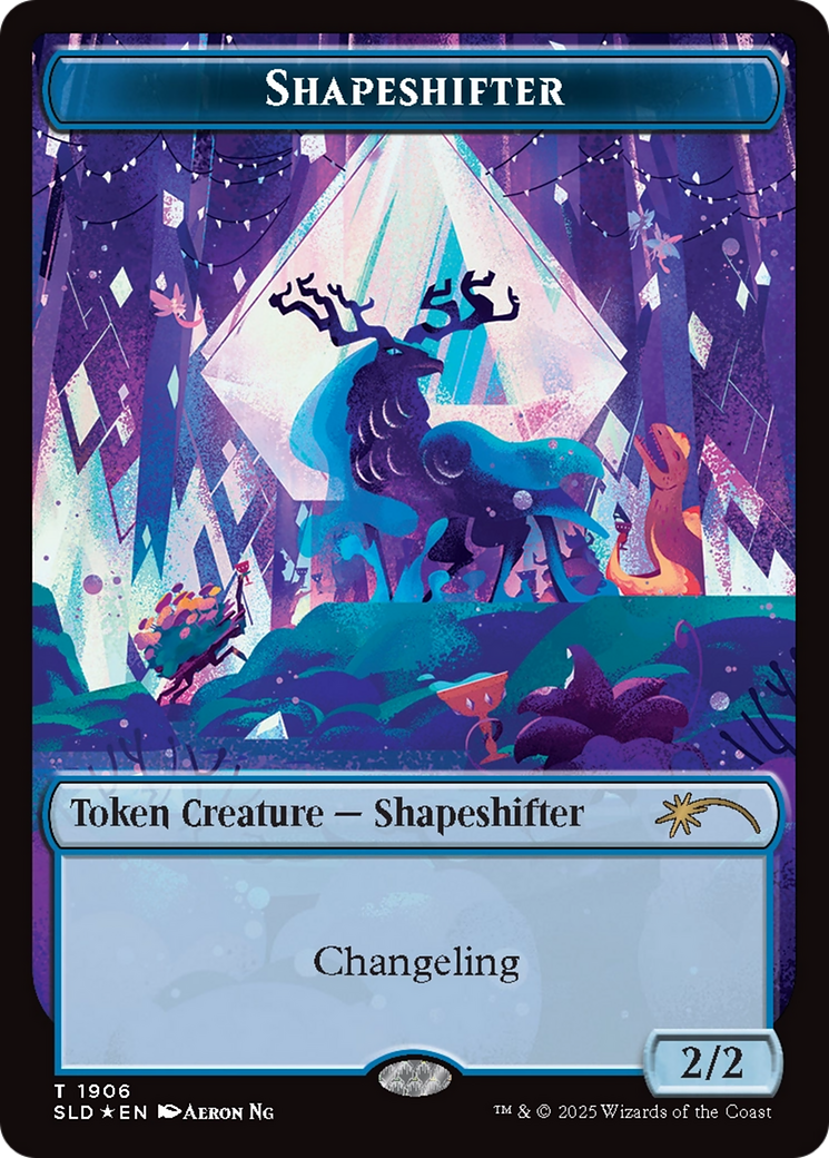 Shapeshifter Token (1906) (Double Rainbow Foil) [Secret Lair Drop Series] - Magic: The Gathering - Card Brawlers | Quebec | Canada |