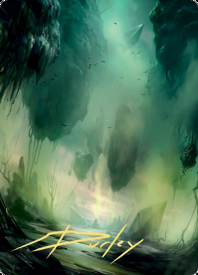 Swamp 1 Art Card (Gold-Stamped Signature) [Zendikar Rising Art Series] - Magic: The Gathering - Card Brawlers | Quebec | Canada |