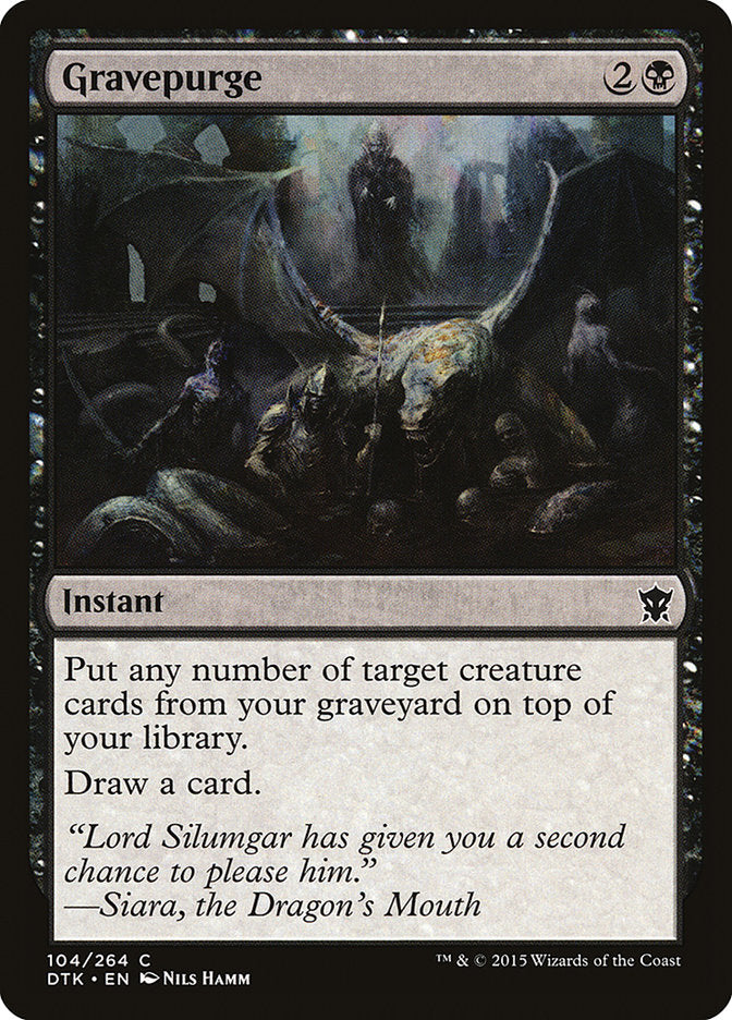 Gravepurge [Dragons of Tarkir] - Magic: The Gathering - Card Brawlers | Quebec | Canada |