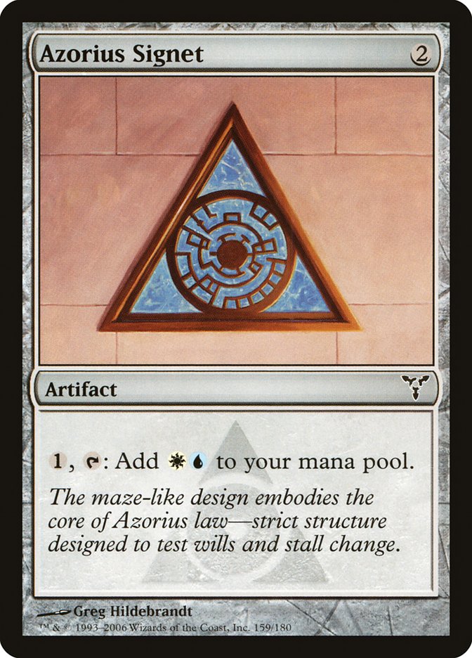 Azorius Signet [Dissension] - Magic: The Gathering - Card Brawlers | Quebec | Canada |