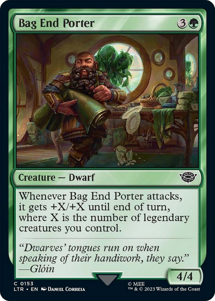 Bag End Porter [The Lord of the Rings: Tales of Middle-Earth] - Magic: The Gathering - Card Brawlers | Quebec | Canada |