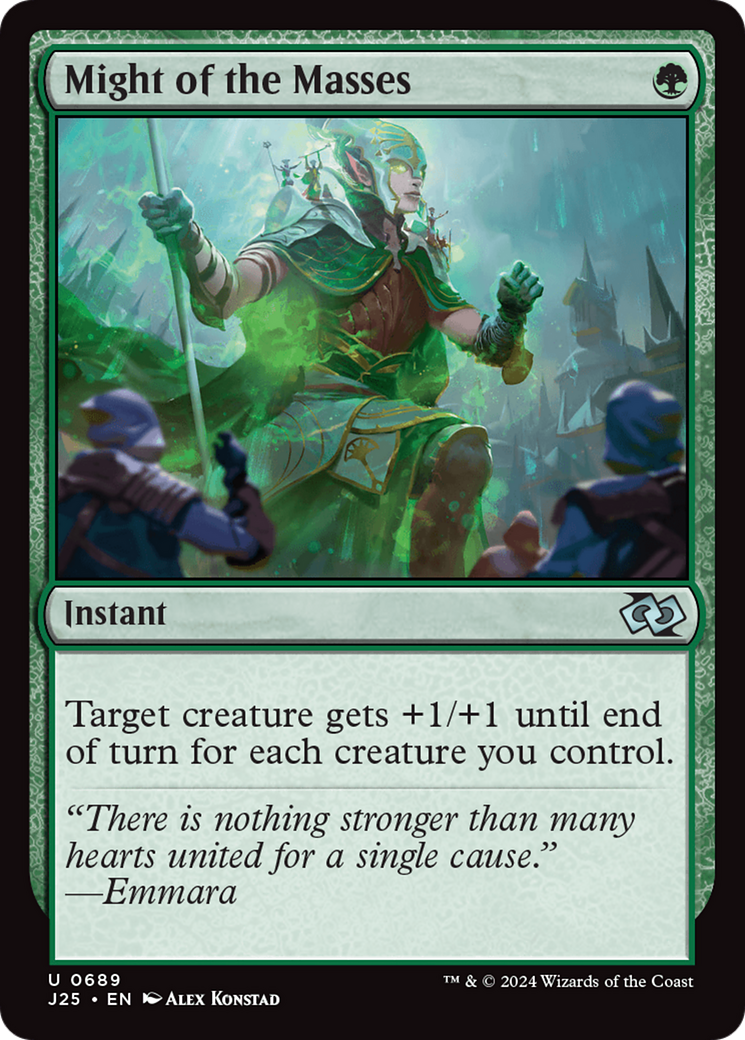 Might of the Masses [Foundations Jumpstart] - Magic: The Gathering - Card Brawlers | Quebec | Canada |