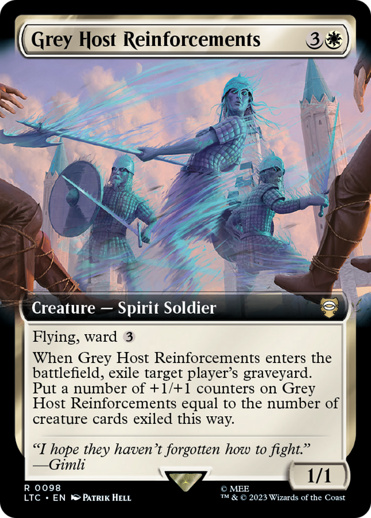 Grey Host Reinforcements (Extended Art) [The Lord of the Rings: Tales of Middle-Earth Commander] - Magic: The Gathering - Card Brawlers | Quebec | Canada |
