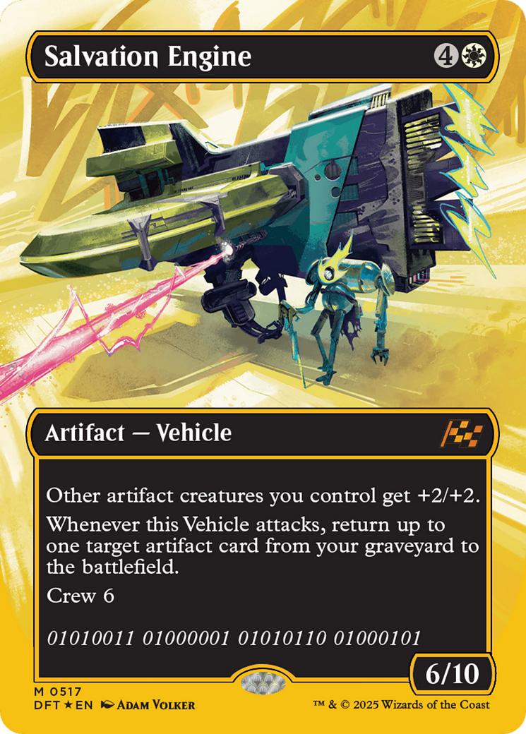 Salvation Engine (Borderless) (First-Place Foil) [Aetherdrift] - Magic: The Gathering - Card Brawlers | Quebec | Canada |