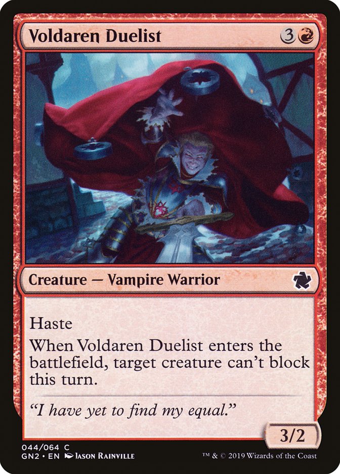 Voldaren Duelist [Game Night 2019] - Magic: The Gathering - Card Brawlers | Quebec | Canada |