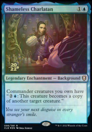 Shameless Charlatan [Commander Legends: Battle for Baldur's Gate Prerelease Promos] - Magic: The Gathering - Card Brawlers | Quebec | Canada |