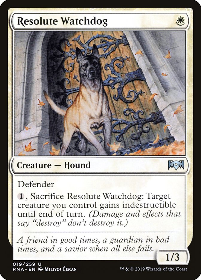 Resolute Watchdog [Ravnica Allegiance] - Magic: The Gathering - Card Brawlers | Quebec | Canada |