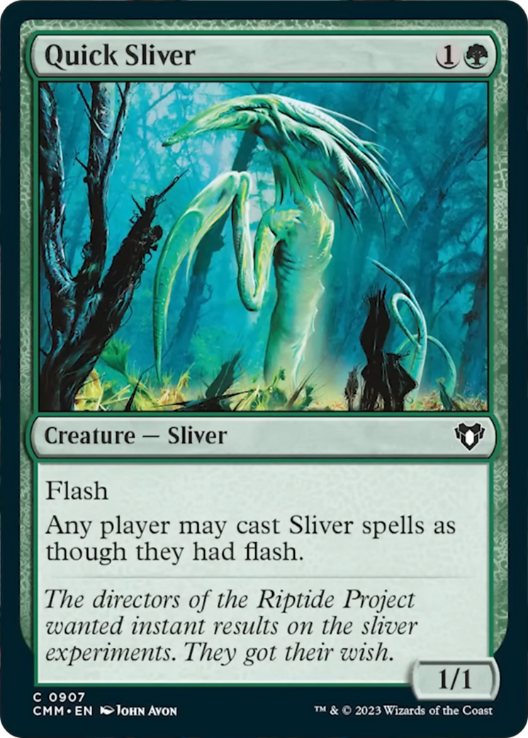 Quick Sliver [Commander Masters] - Magic: The Gathering - Card Brawlers | Quebec | Canada |