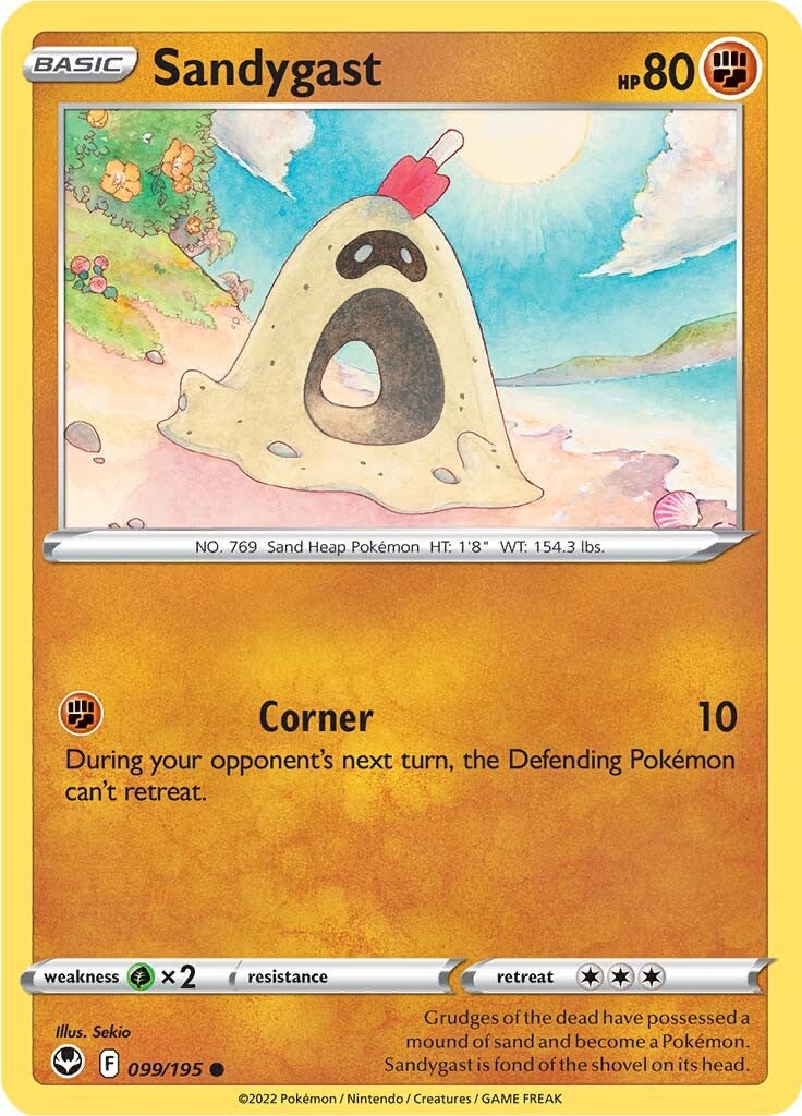 Sandygast (099/195) [Sword & Shield: Silver Tempest] - Pokémon - Card Brawlers | Quebec | Canada |