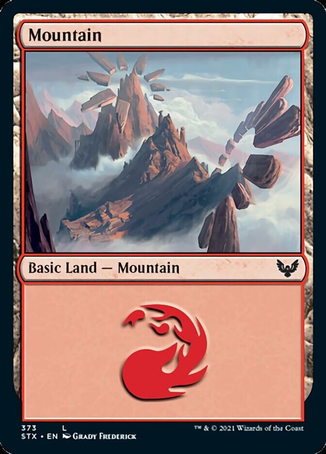 Mountain (373) [Strixhaven: School of Mages] - Magic: The Gathering - Card Brawlers | Quebec | Canada |