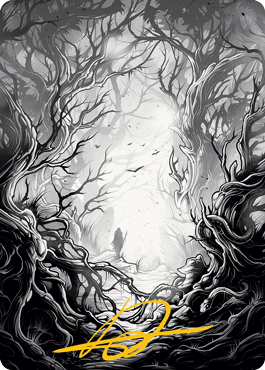 Forest 1 Art Card (Gold-Stamped Signature) [Innistrad: Midnight Hunt Art Series] - Magic: The Gathering - Card Brawlers | Quebec | Canada |