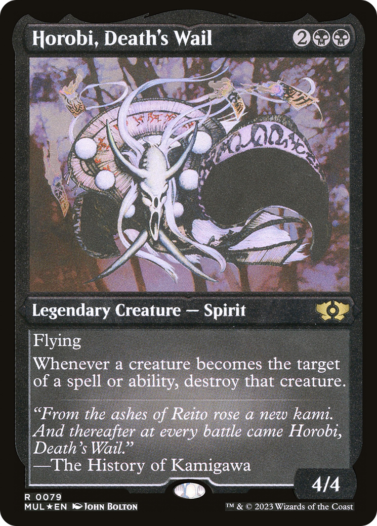 Horobi, Death's Wail (Foil Etched) [Multiverse Legends] - Magic: The Gathering - Card Brawlers | Quebec | Canada |