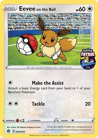 Eevee on the Ball (002/005) [Miscellaneous Cards] - Pokémon - Card Brawlers | Quebec | Canada |
