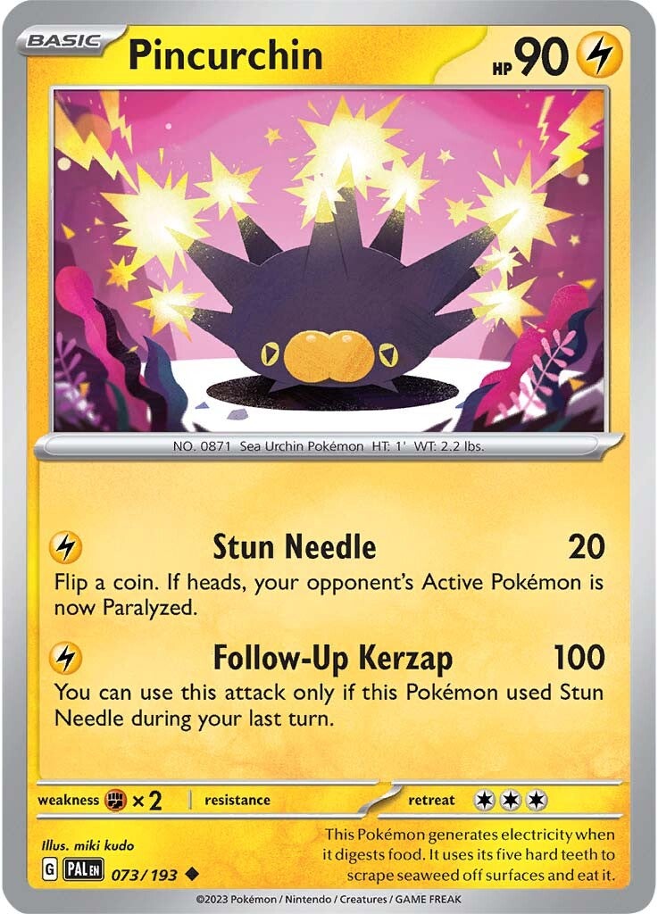 Pincurchin (073/193) [Scarlet & Violet: Paldea Evolved] - Pokémon - Card Brawlers | Quebec | Canada |