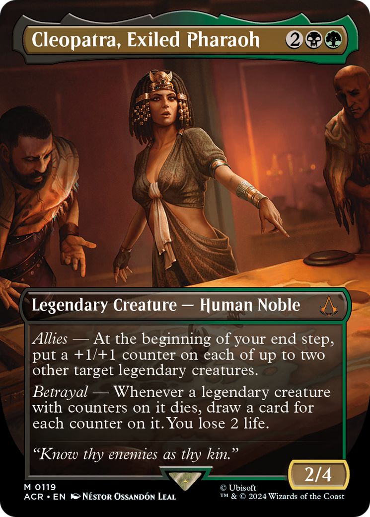 Cleopatra, Exiled Pharaoh (Borderless) [Assassin's Creed] - Magic: The Gathering - Card Brawlers | Quebec | Canada |