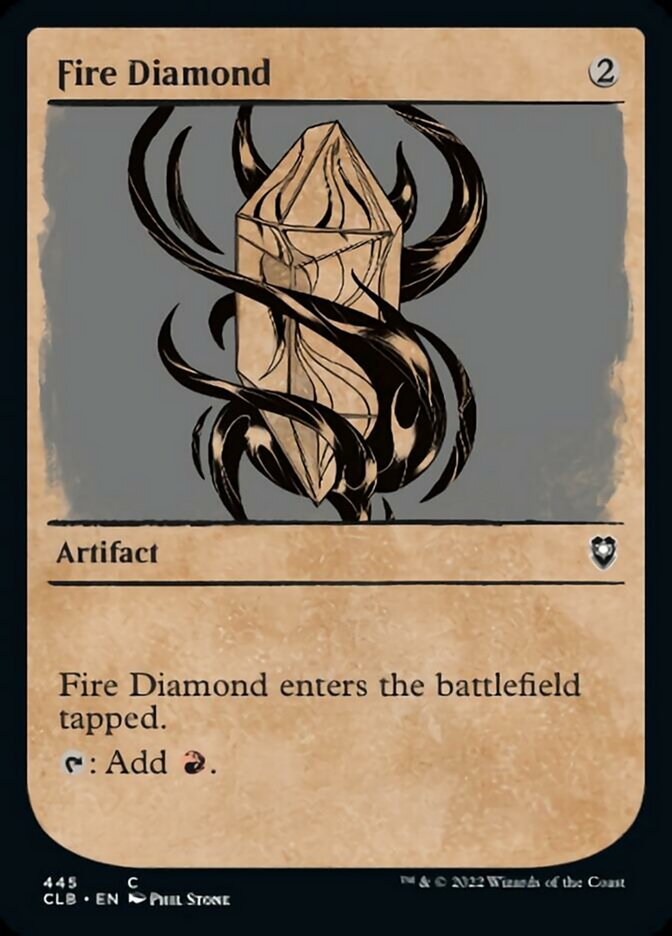 Fire Diamond (Showcase) [Commander Legends: Battle for Baldur's Gate] - Magic: The Gathering - Card Brawlers | Quebec | Canada |