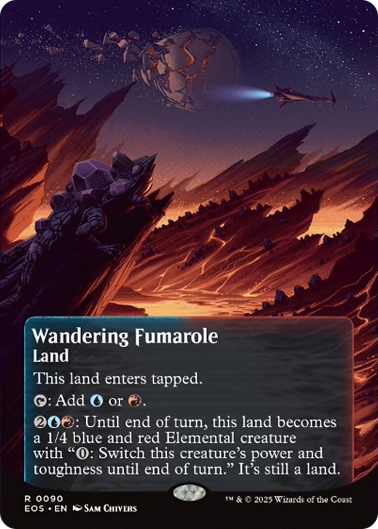 Wandering Fumarole (0090) (Borderless) [Edge of Eternities: Stellar Sights] - Magic: The Gathering - Card Brawlers | Quebec | Canada |