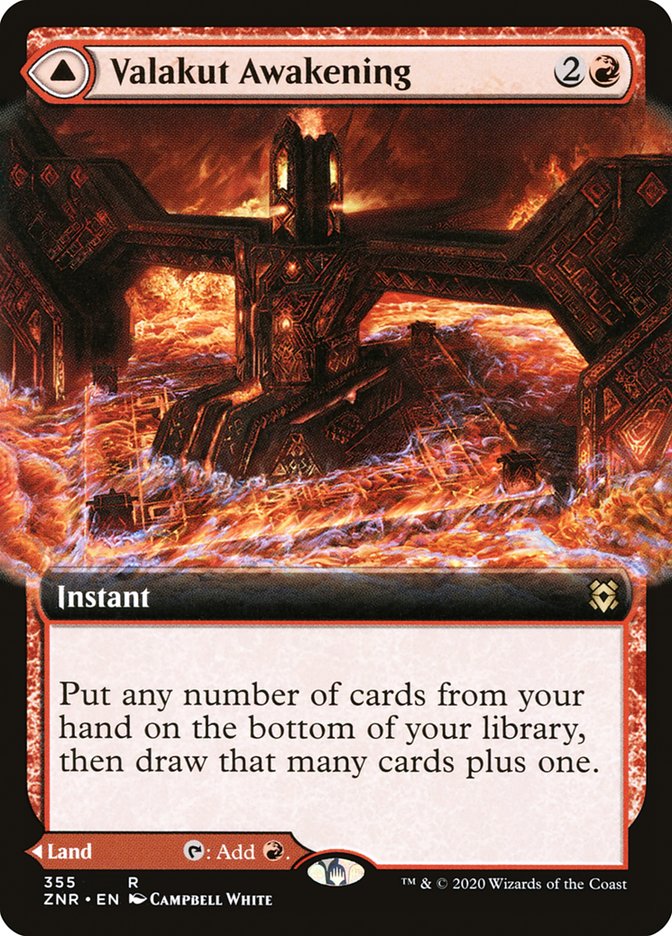 Valakut Awakening // Valakut Stoneforge (Extended Art) [Zendikar Rising] - Magic: The Gathering - Card Brawlers | Quebec | Canada |
