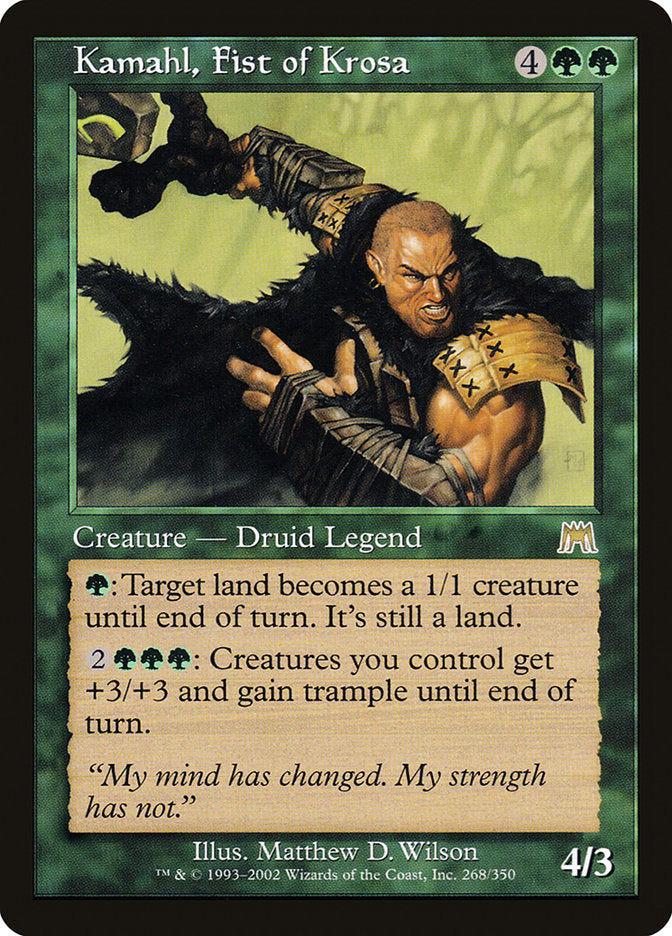 Kamahl, Fist of Krosa [Onslaught] - Magic: The Gathering - Card Brawlers | Quebec | Canada |