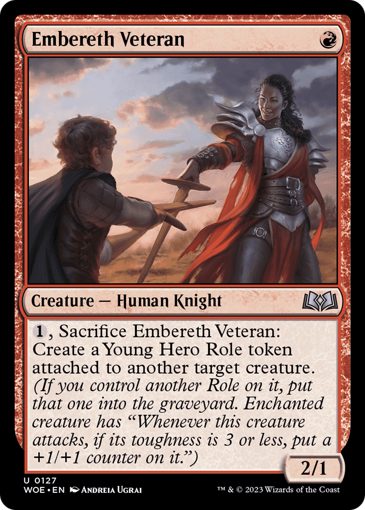 Embereth Veteran [Wilds of Eldraine] - Magic: The Gathering - Card Brawlers | Quebec | Canada |
