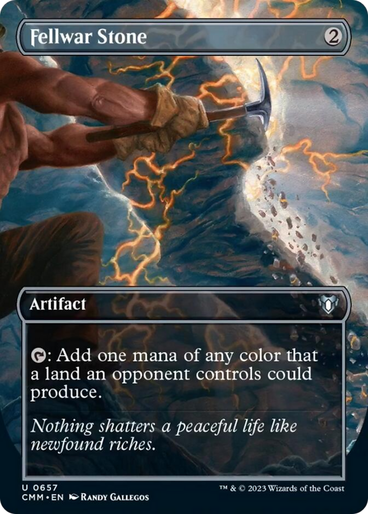 Fellwar Stone (Borderless Alternate Art) [Commander Masters] - Magic: The Gathering - Card Brawlers | Quebec | Canada |