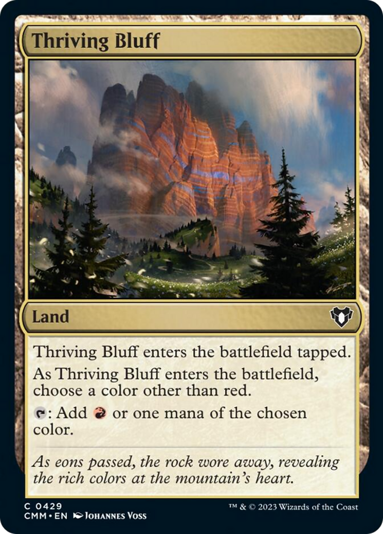 Thriving Bluff [Commander Masters] - Magic: The Gathering - Card Brawlers | Quebec | Canada |