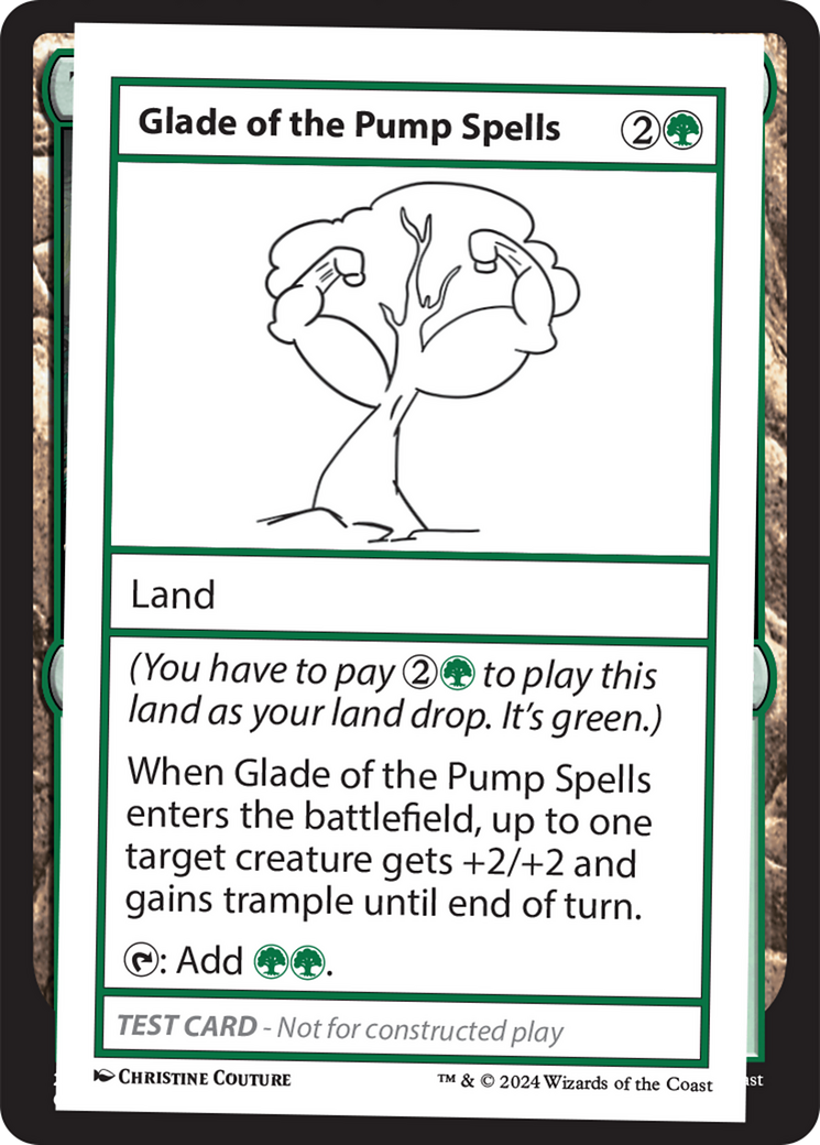 Glade of the Pump Spells [Mystery Booster 2 Playtest Cards] - Magic: The Gathering - Card Brawlers | Quebec | Canada |