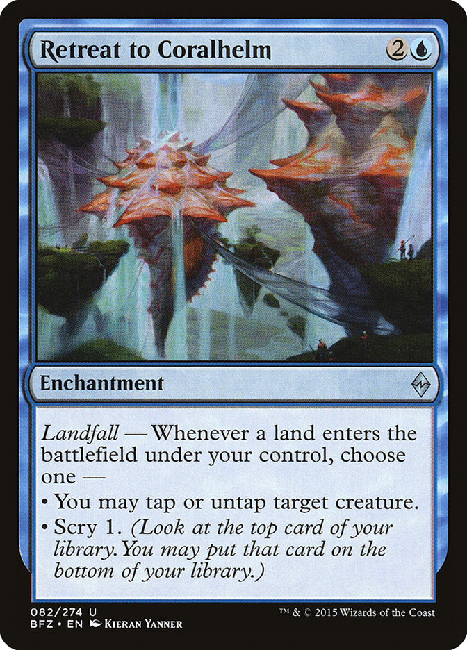 Retreat to Coralhelm [Battle for Zendikar] - Magic: The Gathering - Card Brawlers | Quebec | Canada |