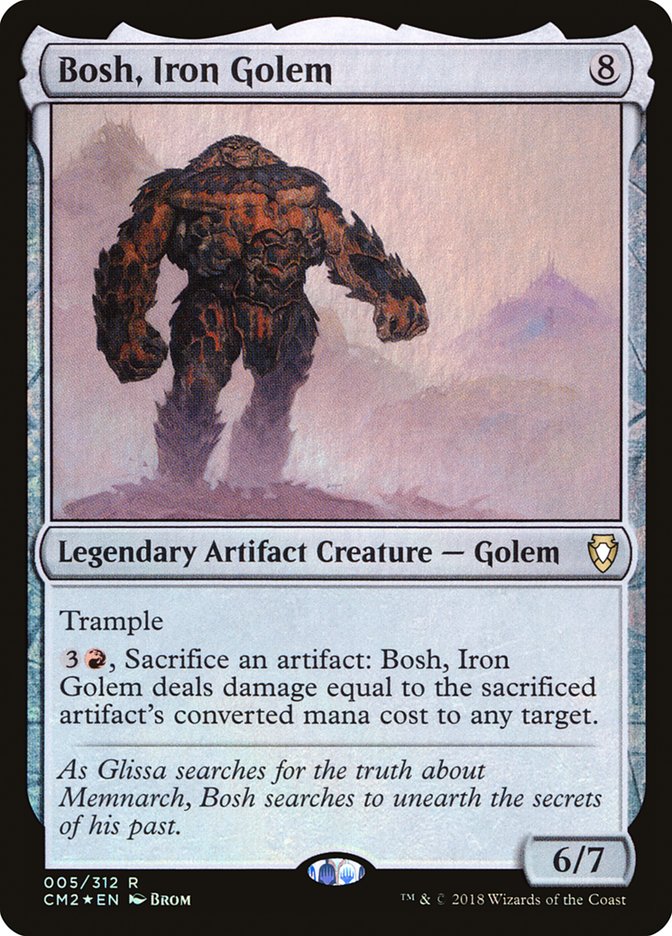 Bosh, Iron Golem [Commander Anthology Volume II] - Magic: The Gathering - Card Brawlers | Quebec | Canada |