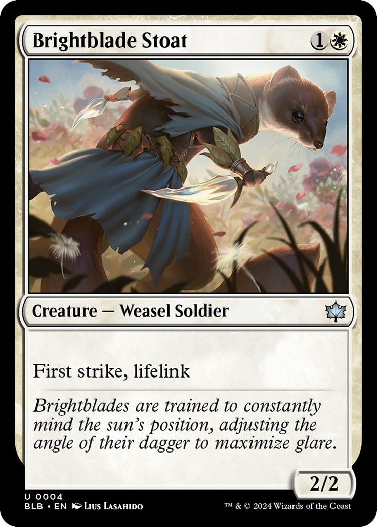 Brightblade Stoat [Bloomburrow] - Magic: The Gathering - Card Brawlers | Quebec | Canada |