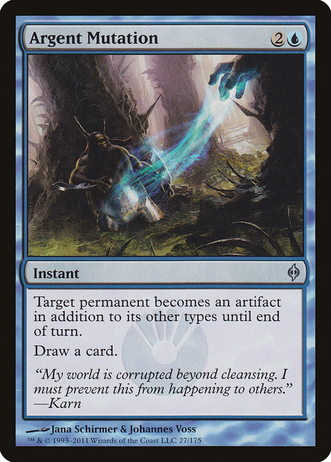 Argent Mutation [New Phyrexia] - Magic: The Gathering - Card Brawlers | Quebec | Canada |