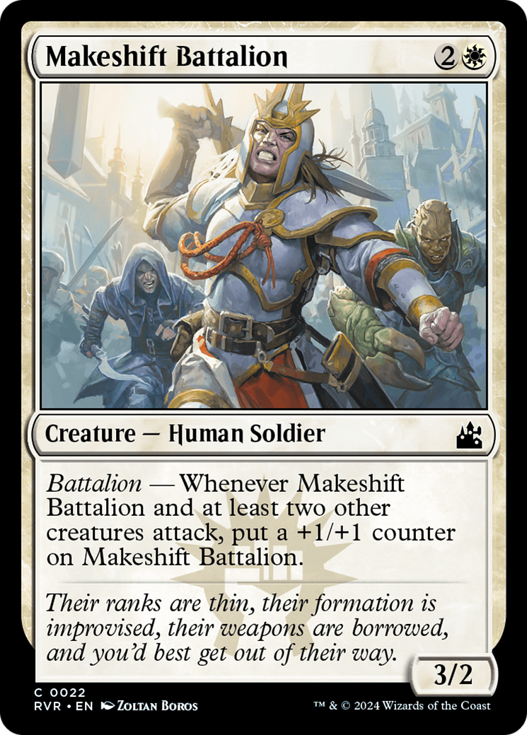 Makeshift Battalion [Ravnica Remastered] - Magic: The Gathering - Card Brawlers | Quebec | Canada |
