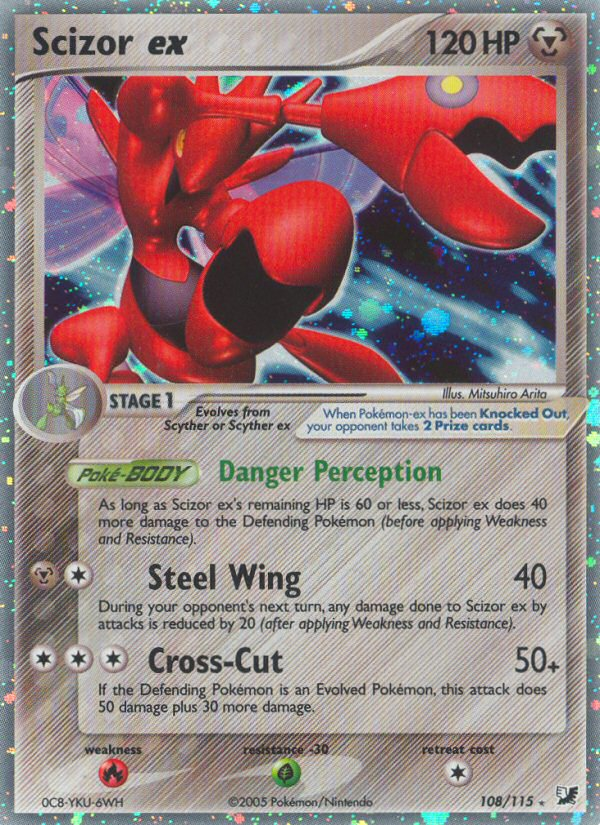 Scizor ex (108/115) [EX: Unseen Forces] - Pokémon - Card Brawlers | Quebec | Canada |