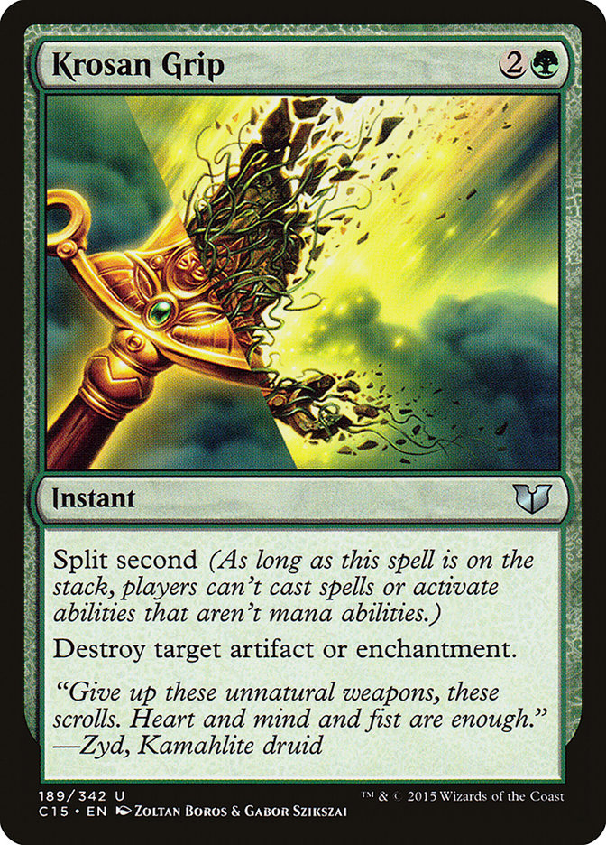 Krosan Grip [Commander 2015] - Magic: The Gathering - Card Brawlers | Quebec | Canada |