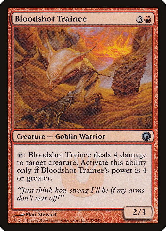 Bloodshot Trainee [Scars of Mirrodin] - Magic: The Gathering - Card Brawlers | Quebec | Canada |