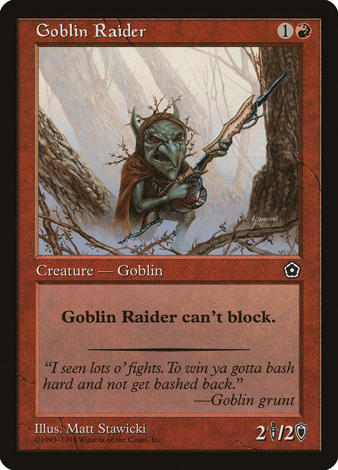 Goblin Raider [Portal Second Age] - Magic: The Gathering - Card Brawlers | Quebec | Canada |