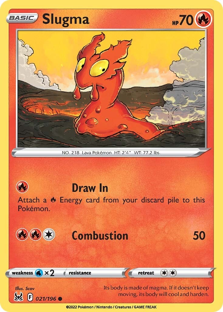 Slugma (021/196) [Sword & Shield: Lost Origin] - Pokémon - Card Brawlers | Quebec | Canada |